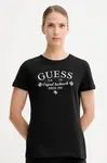 Guess Bavlněné tričko Guess GLORIA