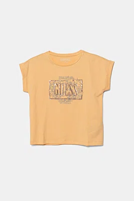 Dětské tričko Guess oranžová barva, J5GI18 K6YW4