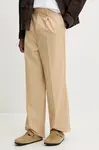 Kalhoty Bally pánské, béžová barva, MTR036