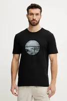 Tričko BOSS Green černá barva, s potiskem, 50537847