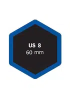 Univerzální opravná vložka US 2 27 mm - 1 kus - Ferdus 4.24 Varianta: US 8 60 mm. 1 ks