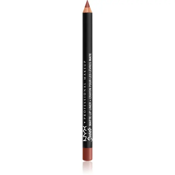 NYX Professional Makeup Suede Matte  Lip Liner matná ceruzka na pery odtieň 34 Alabama 1 g