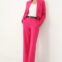 Kalhoty Medicine dámské, růžová barva, široké, medium waist