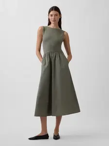 GAP Midi šaty s kapsami