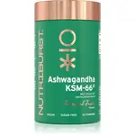 Nutriburst Advanced Ashwagandha KSM-66® žvýkací měkké tobolky pro udržení energie a kognitivní výkonnosti příchuť Tropical Fruit 60 ks