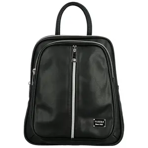 Módní dámský koženkový batoh Florence new, černý