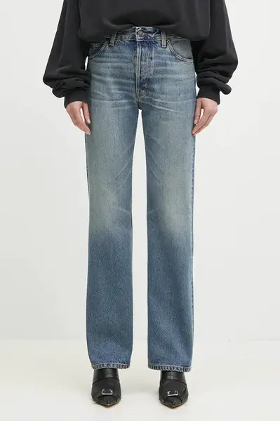 Džíny Fiorucci Lollipop Heart Print Straight Fit Jeans U02SPDJE075DN02DN02