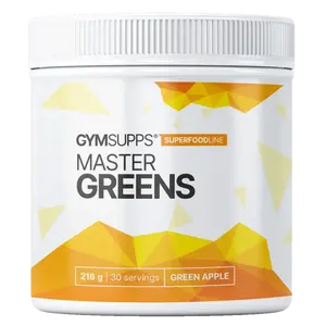 Gymsupps Master Greens citrónový ledový čaj