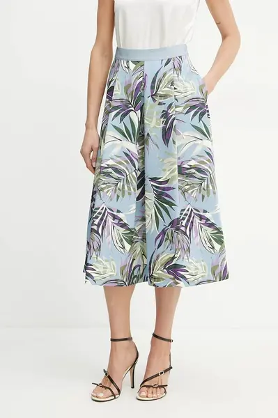 Sukně MAX&Co. šedá barva, midi, áčková, 2516101043200