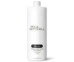 Lak na vlasy bez aerosolu se silnou fixací Paul Mitchell Firm Hold Freeze and Shine Hairspray - 1000 ml, náhradní náplň + dárek zdarma
