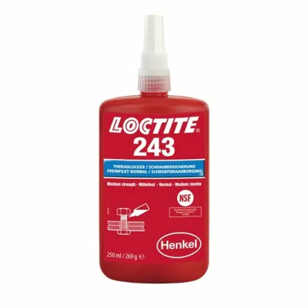 Lepidlo do závitů, středněpevnostní, 250 ml - Loctite 243