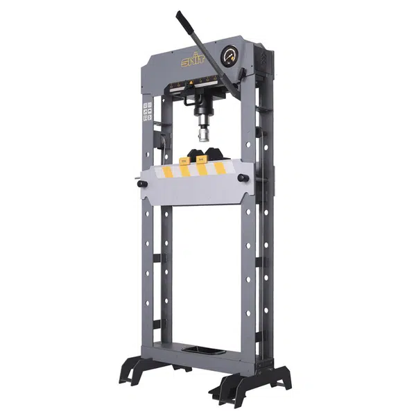 SNIT Pneumaticko-hydraulický lis 30t, s ruční pákou, pedálem a manometrem - SP-30HAM