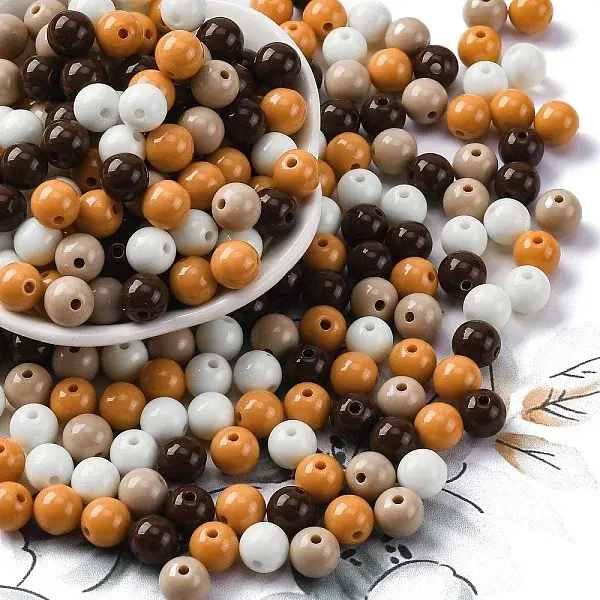 Opaque Acrylic Beads