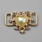 Alloy Rhinestone Shoelace Charms