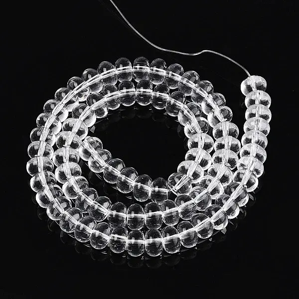 Transparent Glass Beads Strands