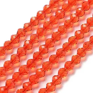 Transparent Glass Beads Strands