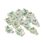Valentine's Day Transparent Acrylic Beads