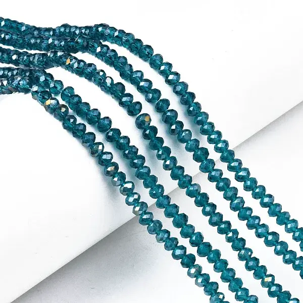 Electroplate Glass Beads Strands