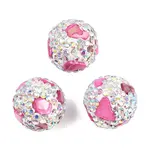 Handmade Polymer Clay Rhinestone Beads