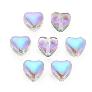 Electroplate Transparent Glass Beads