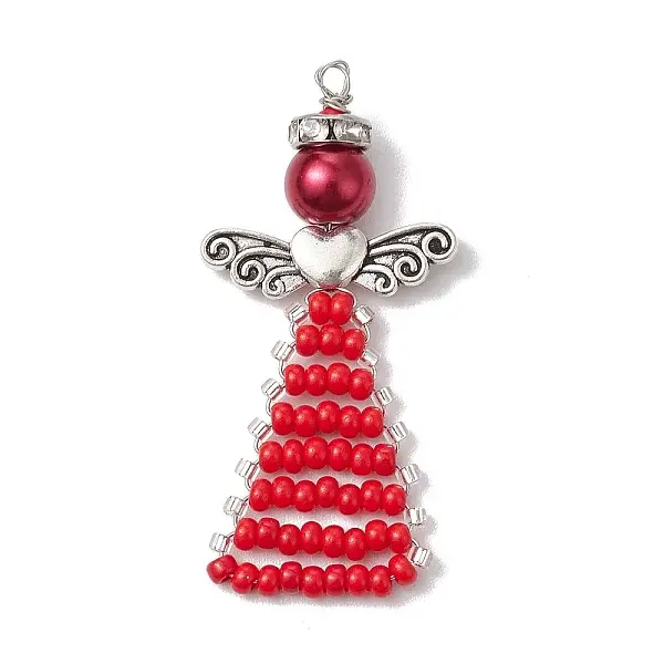 Glass Seed Beads Pendants