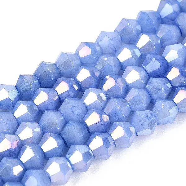 Ombre Effect Dyed Glass Beads Strands