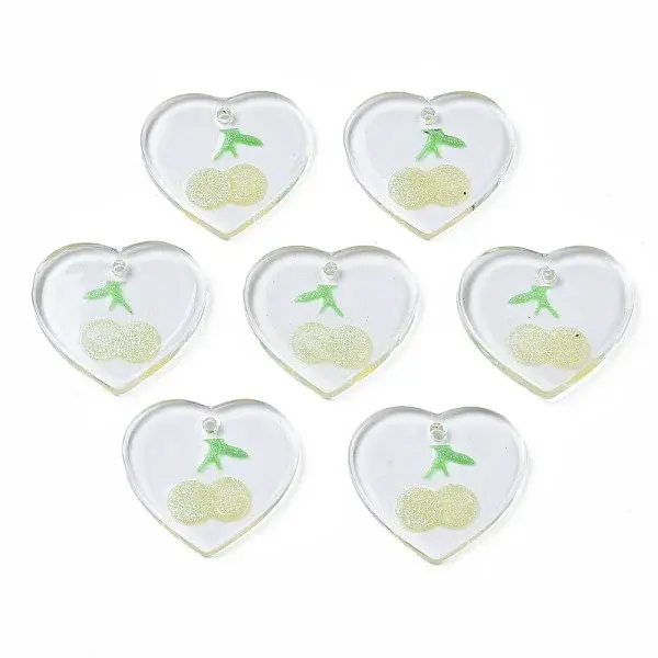 Transparent Resin Pendants