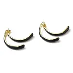 Alloy Enamel Stud Earrings