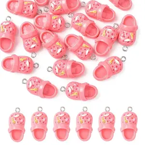 20Pcs Opaque Resin Pendants