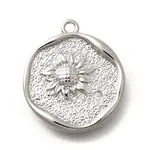 Brass Micro Pave Cubic Zirconia Pendants