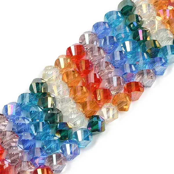 Electroplate Glass Beads Strands