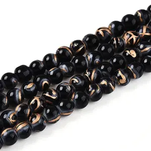 Baking Painted Glass Beads Strands