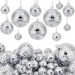 81Pcs 5 Styles Glass Pendants