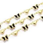 Brass Glass Link Chains