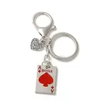 Alloy Playing Card Keychains