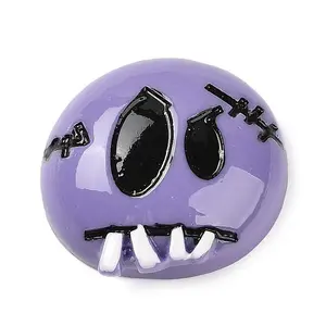 Stitched Doll Head Halloween Opaque Resin Decoden Cabochons