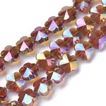 Electroplate Glass Beads Strands