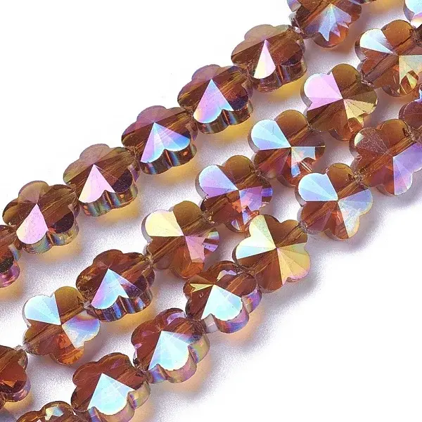 Electroplate Glass Beads Strands