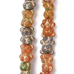 Painted Glass Beads Strands