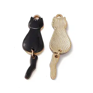 Rack Plating Alloy Enamel Pendants