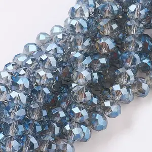 Electroplate Glass Beads Strands