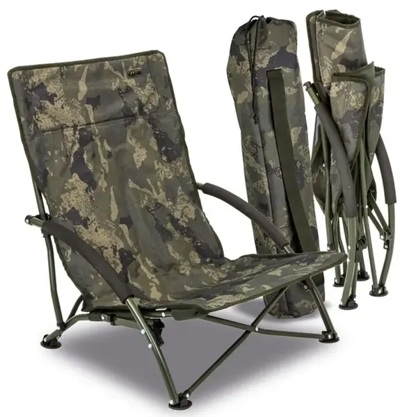 Solar křeslo undercover camo foldable easy chair low
