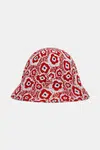 Klobouk Kangol RETRO FLOWER červená barva, K3751.RD608