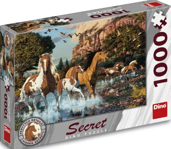 Puzzle Skrytí koně 1000 dílků secret collection