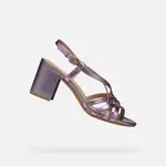 Purple women's sandals Geox Virnilisa 65 S - Women's