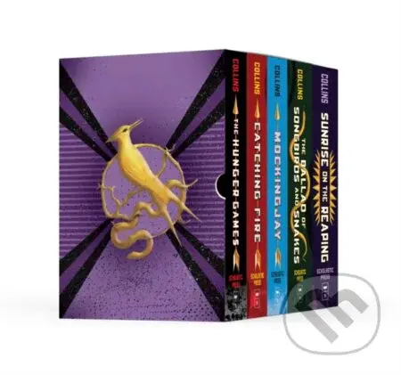 Hunger Games 5-Book Hardcover Box Set (The Hunger Games, Catching Fire, Mockingjay, The Ballad of Songbirds and Snakes, Sunrise on the Reaping) -…