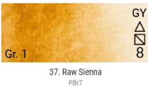 Akvarelové barvy Grand Godet – 37 Raw Sienna