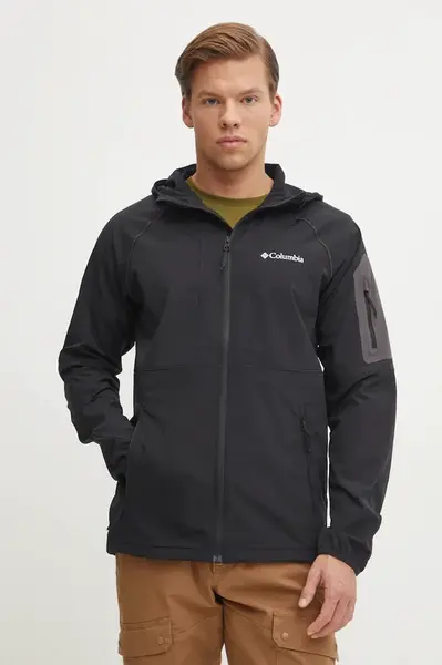 Outdoorová bunda Columbia Tall Heights černá barva, 2117211