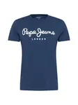 Pepe Jeans Tričko  námornícka modrá / biela