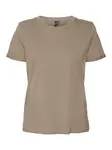 VERO MODA Tričko 'VMPaula'  tmavobéžová